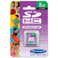 Integral 8GB SDHC Card Class 4 (INSDH8G4V2)